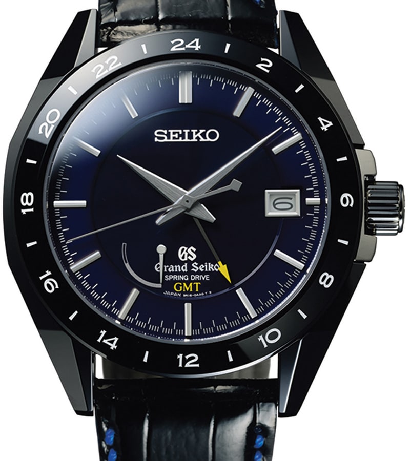 Seiko Grand Seiko Spring Drive GMT Black Ceramic Limited Edition SBGE039